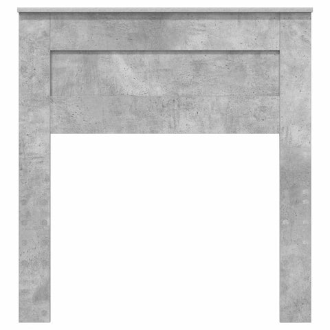vidaXL Headboard with Headboard Concrete Grey 100 cm Engineered wood