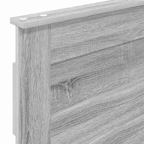 vidaXL Headboard with Headboard Grey Sonoma 100 cm Engineered wood