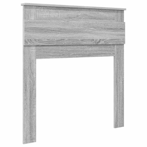 vidaXL Headboard with Headboard Grey Sonoma 100 cm Engineered wood