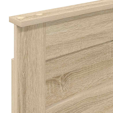 vidaXL Headboard with Headboard Sonoma Oak 90 cm Engineered wood