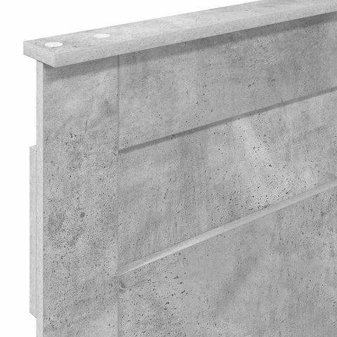 vidaXL Headboard with Headboard Concrete Grey 80 cm Engineered wood