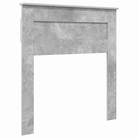 vidaXL Headboard with Headboard Concrete Grey 80 cm Engineered wood