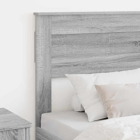 vidaXL Headboard with Headboard Grey Sonoma 80 cm Engineered wood