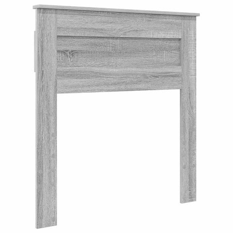 vidaXL Headboard with Headboard Grey Sonoma 80 cm Engineered wood