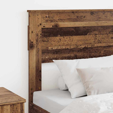 vidaXL Headboard with Headboard Old Wood 80 cm Engineered wood