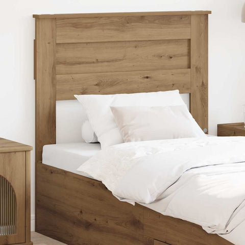 vidaXL Headboard with Headboard Artisan Oak 80 cm Engineered wood