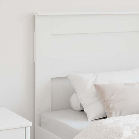 vidaXL Headboard with Headboard White 75 cm Engineered wood