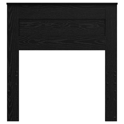 vidaXL Headboard with Headboard Black Oak 75 cm Engineered wood