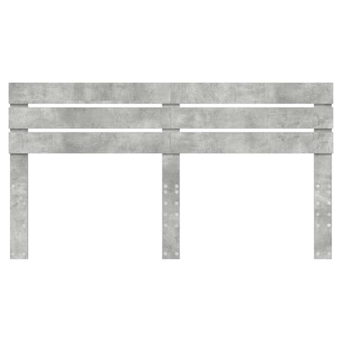 vidaXL Headboard with Headboard Concrete Grey 180 cm Engineered wood