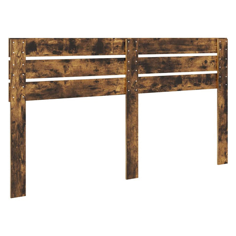 vidaXL Headboard with Headboard Smoked Oak 180 cm Engineered wood