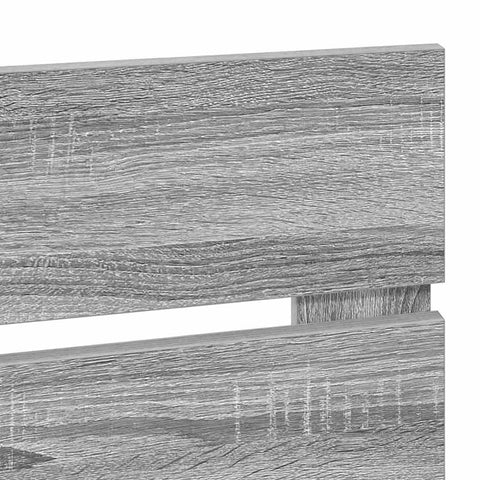 vidaXL Headboard with Headboard Grey Sonoma 180 cm Engineered wood