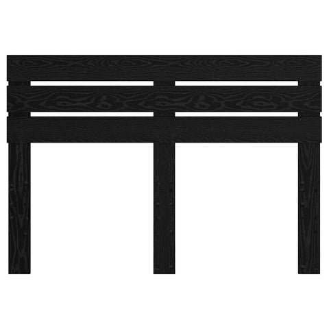 vidaXL Headboard with Headboard Black Oak 160 cm Engineered wood