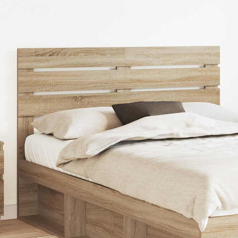vidaXL Headboard with Headboard Sonoma Oak 160 cm Engineered wood