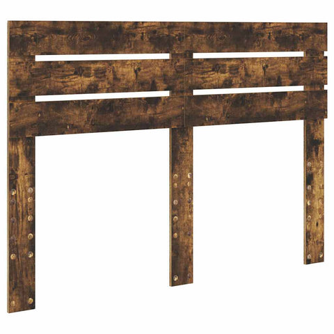 vidaXL Headboard with Headboard Smoked Oak 160 cm Engineered wood