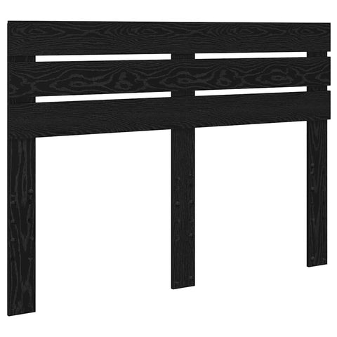 vidaXL Headboard with Headboard Black Oak 140 cm Engineered wood
