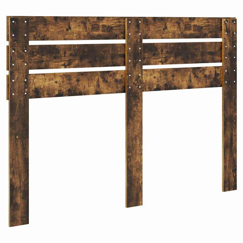 vidaXL Headboard with Headboard Smoked Oak 140 cm Engineered wood