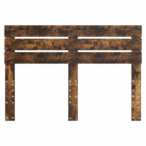 vidaXL Headboard with Headboard Smoked Oak 140 cm Engineered wood