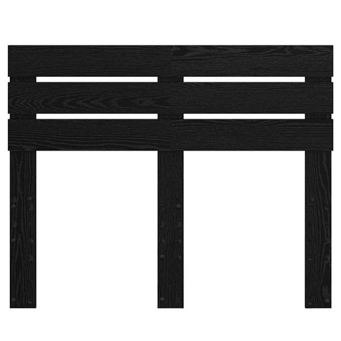 vidaXL Headboard with Headboard Black Oak 135 cm Engineered wood