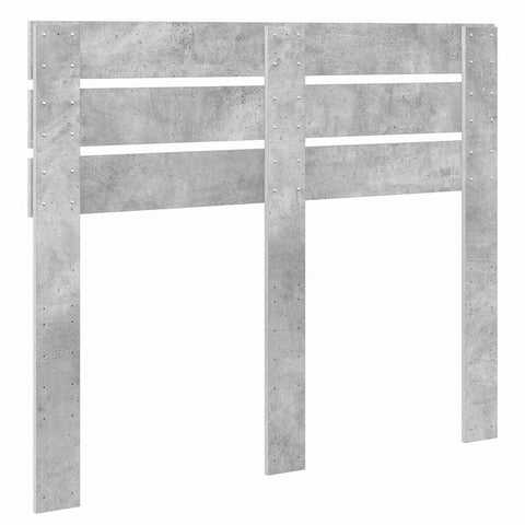 vidaXL Headboard with Headboard Concrete Grey 135 cm Engineered wood