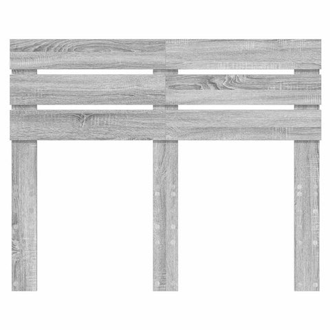 vidaXL Headboard with Headboard Grey Sonoma 135 cm Engineered wood