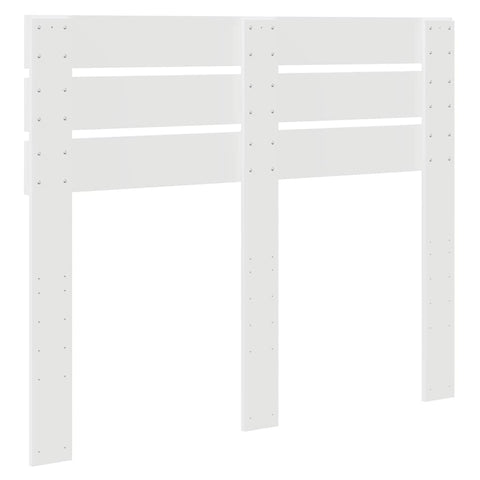 vidaXL Headboard with Headboard White 120 cm Engineered wood