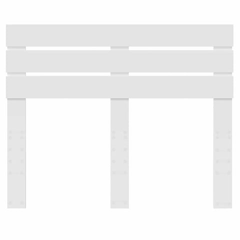 vidaXL Headboard with Headboard White 120 cm Engineered wood