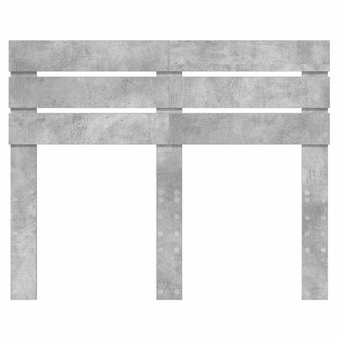 vidaXL Headboard with Headboard Concrete Grey 120 cm Engineered wood