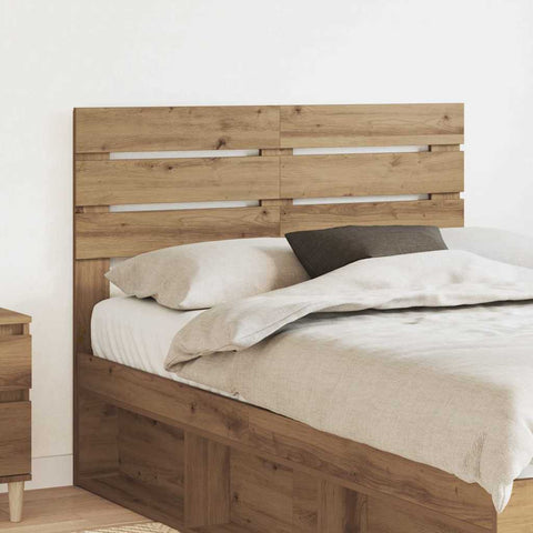 vidaXL Headboard with Headboard Artisan Oak 120 cm Engineered wood