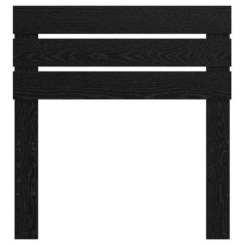 vidaXL Headboard with Headboard Black Oak 100 cm Engineered wood