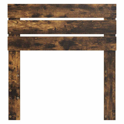 vidaXL Headboard with Headboard Smoked Oak 100 cm Engineered wood