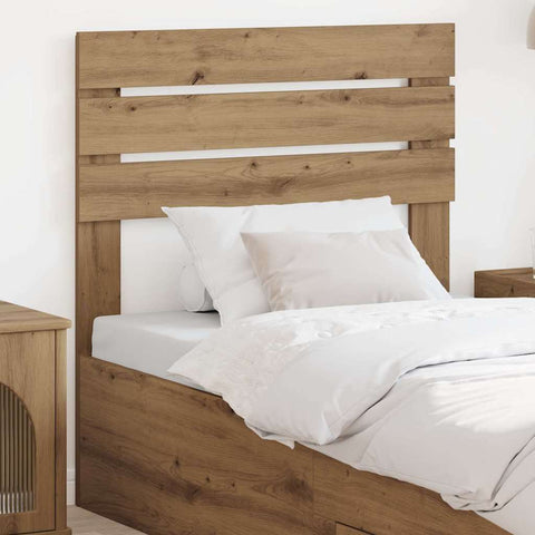 vidaXL Headboard with Headboard Artisan Oak 100 cm Engineered wood