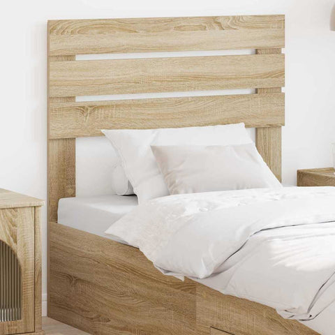 vidaXL Headboard with Headboard Sonoma Oak 80 cm Engineered wood