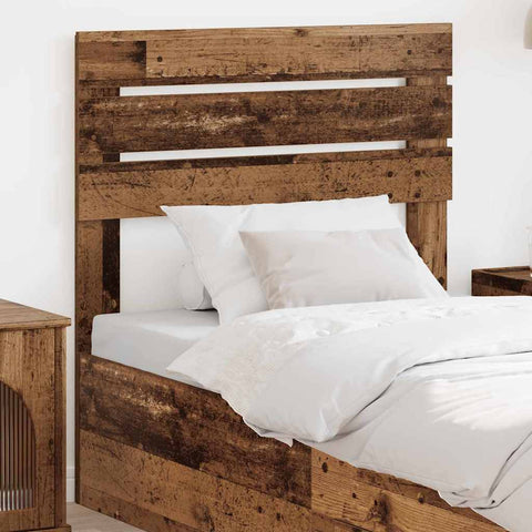 vidaXL Headboard with Headboard Old Wood 80 cm Engineered wood