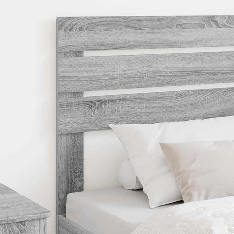 vidaXL Headboard with Headboard Grey Sonoma 75 cm Engineered wood