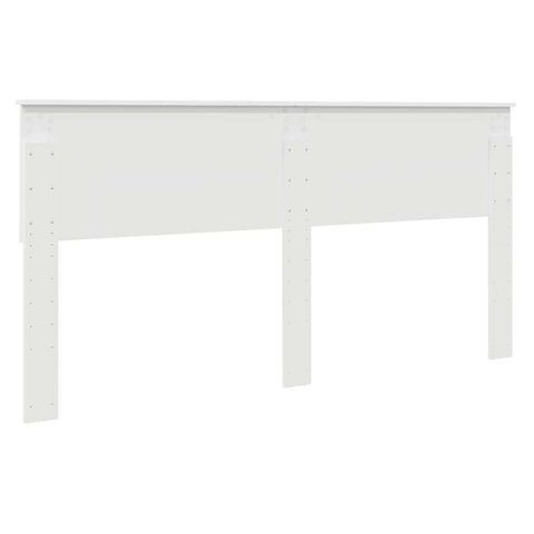 vidaXL Headboard with Headboard White 200 cm Engineered wood