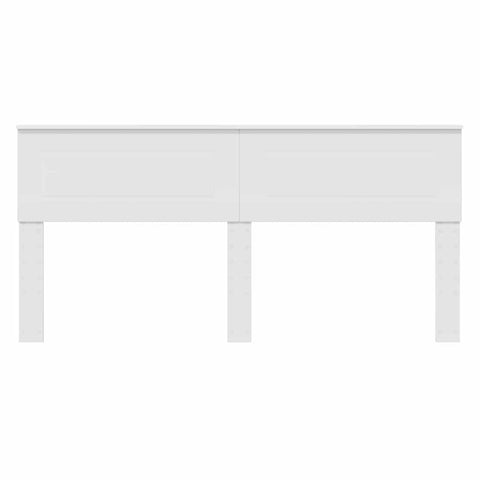 vidaXL Headboard with Headboard White 200 cm Engineered wood