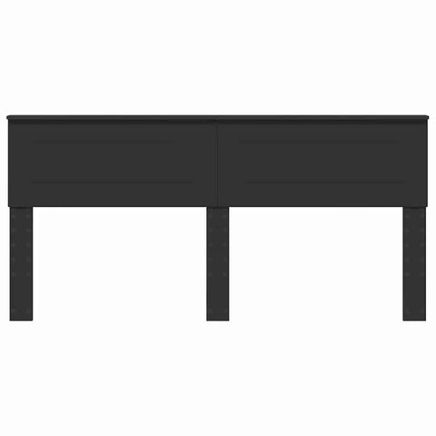 vidaXL Headboard with Headboard Black Oak 200 cm Engineered wood