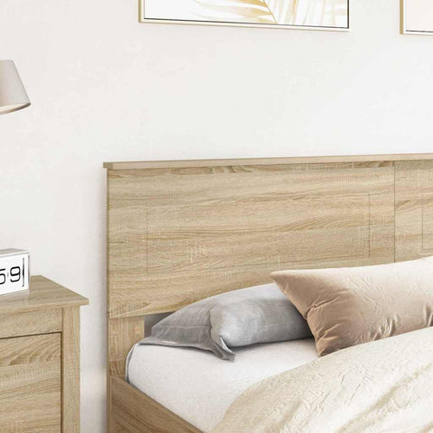 vidaXL Headboard with Headboard Sonoma Oak 200 cm Engineered wood