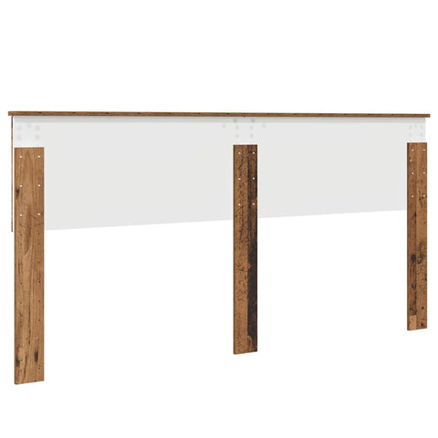 vidaXL Headboard with Headboard Old Wood 200 cm Engineered wood