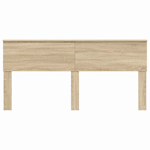 vidaXL Headboard with Headboard Sonoma Oak 180 cm Engineered wood