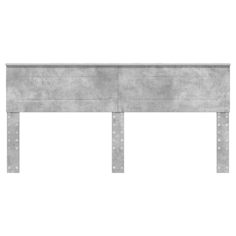 vidaXL Headboard with Headboard Concrete Grey 180 cm Engineered wood
