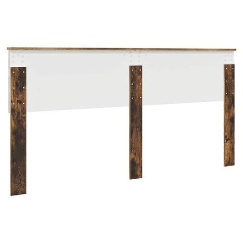 vidaXL Headboard with Headboard Smoked Oak 180 cm Engineered wood