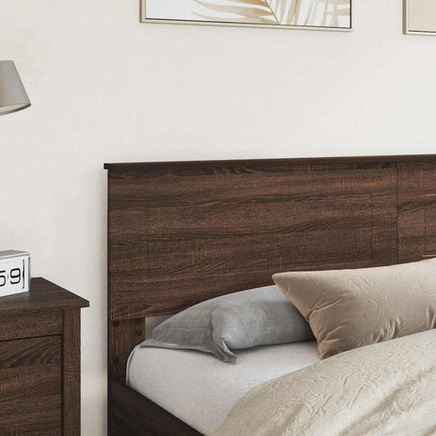 vidaXL Headboard with Headboard Brown Oak 180 cm Engineered wood