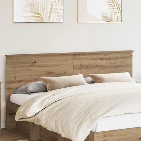 vidaXL Headboard with Headboard Artisan Oak 180 cm Engineered wood