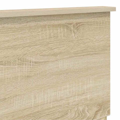 vidaXL Headboard with Headboard Sonoma Oak 160 cm Engineered wood