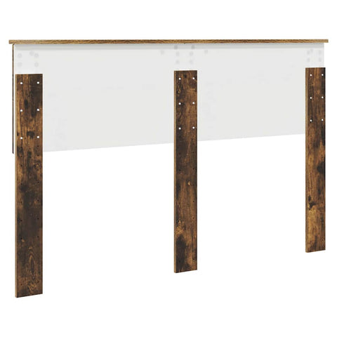 vidaXL Headboard with Headboard Smoked Oak 160 cm Engineered wood