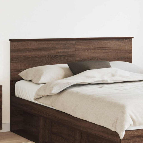 vidaXL Headboard with Headboard Brown Oak 160 cm Engineered wood
