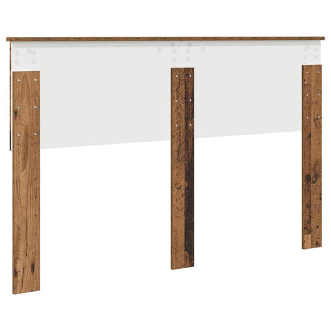 vidaXL Headboard with Headboard Old Wood 160 cm Engineered wood
