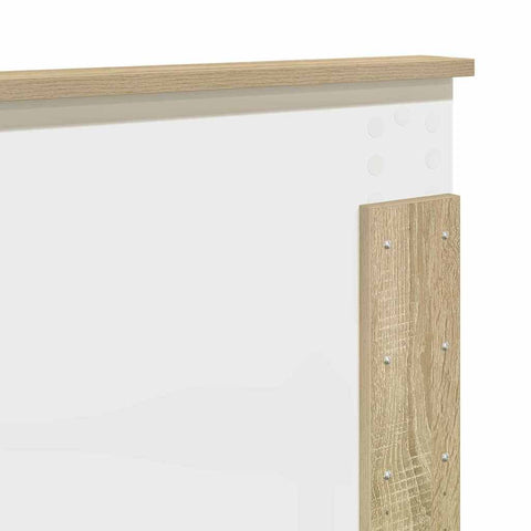 vidaXL Headboard with Headboard Sonoma Oak 150 cm Engineered wood