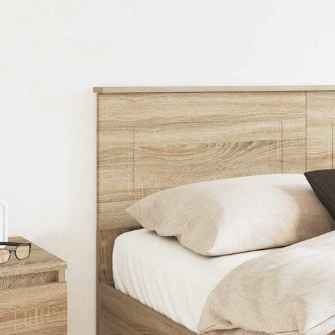 vidaXL Headboard with Headboard Sonoma Oak 150 cm Engineered wood